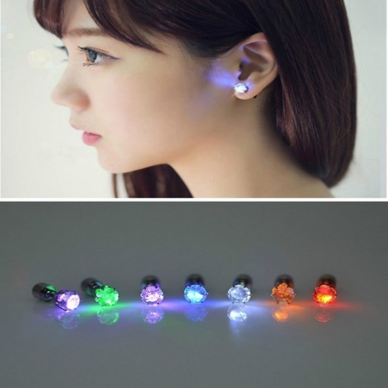 Party LED bling ear studs